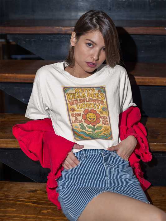 Killa B's Classic Unisex Wildflower Honey Design T-shirt